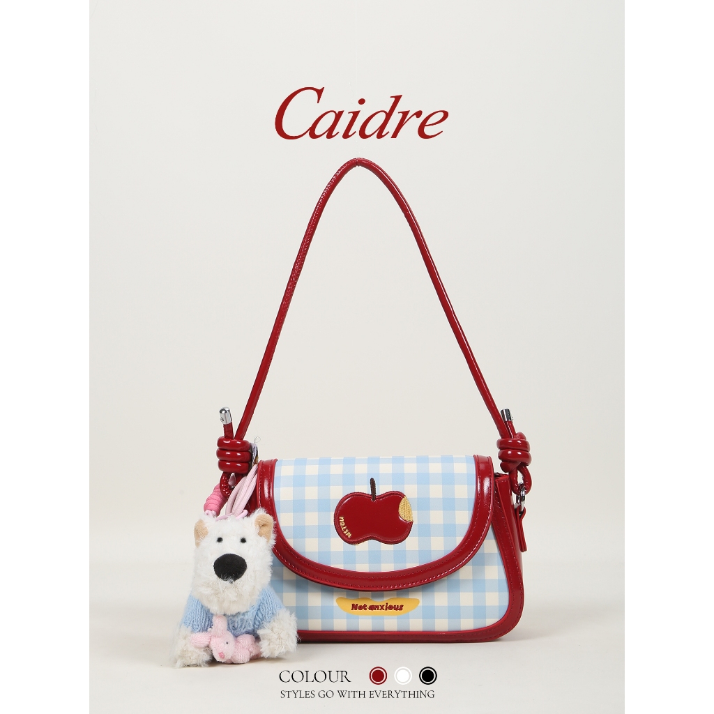 Caidre Preppy Style Shoulder Messenger Bag Girl Underarm รูปที่ 2