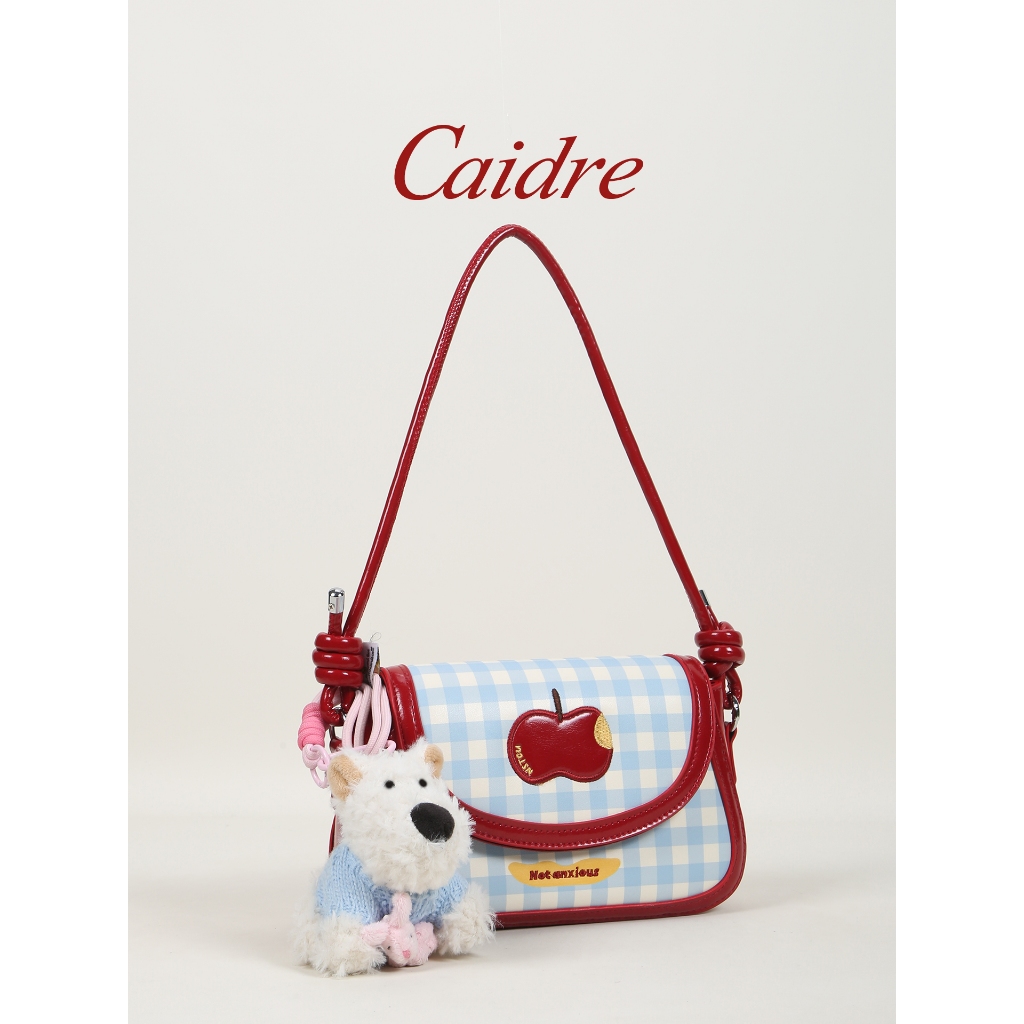Caidre Preppy Style Shoulder Messenger Bag Girl Underarm รูปที่ 3