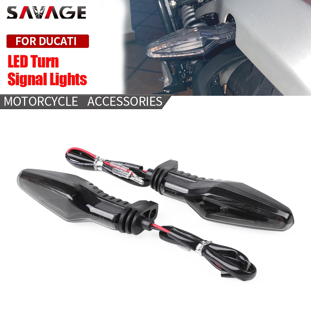 ไฟเลี้ยว LED อุปกรณ์เสริม สําหรับรถจักรยานยนต์ DUCATI Scrambler 800 Cafe Racer Scrambler 1100 400 20