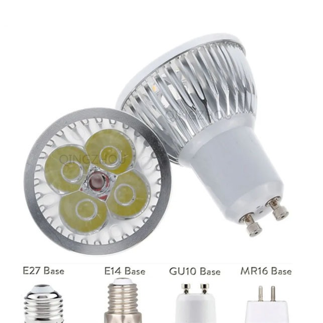 Led Spotlight E27 E14 GU10 MR16 3W 5W หลอดไฟ led หรี่แสงได้ 220V 230V 240V อลูมิเนียมคุณภาพสูง Super Bright หลอดไฟ led