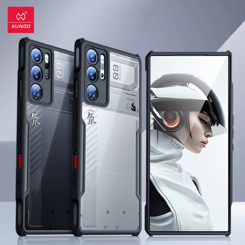 RedMagic 9 9S Pro Pro+ กรณี XUNDD ถุงลมนิรภัยกันกระแทกกันชนป้องกันกรณีโปร่งใสฝาครอบโทรศัพท์หรูหราสําหรับ ZTE nubia Red Magic 9 S Pro Plus