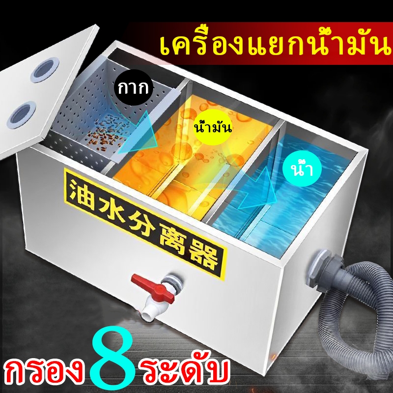 ถังดัก ที่ดักไขมัน ถัง ไขมัน ถังดักไขมัน สำหรับท่อน้ำทิ้งในครัวร้านอาหาร ถังดักไขมันบนบ่อดักเศษอาหารบ่อกรองเศษอาหาร