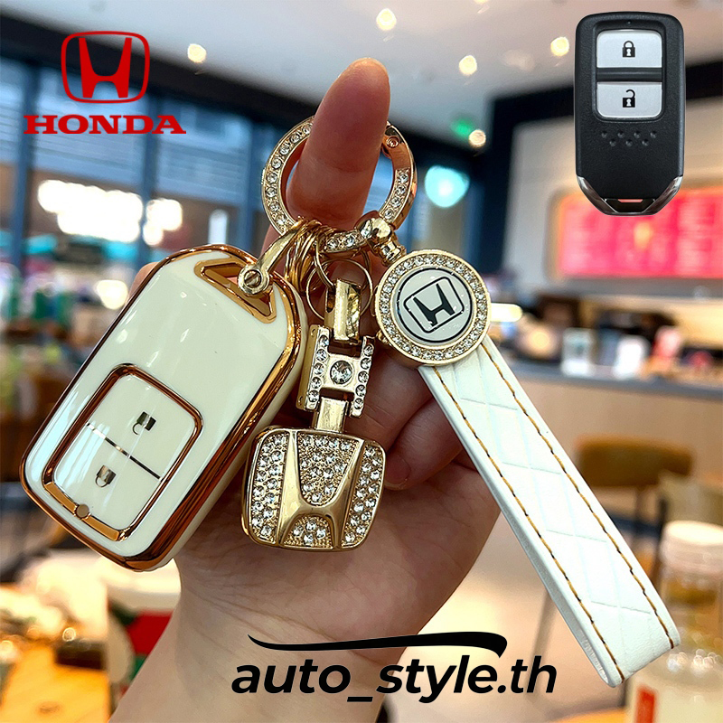 Honda กุญแจรถพวงกุญแจ Honda Key Case เหมาะสําหรับ Honda jazz/jazz G2/jazz GK/HR-V/CR-V/BR-V