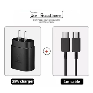 【 1 ปี】ชาร์จเร็วสุด ชุดชาร์จ45W หัวชาร์จเร็วซัมซุงของ type C สายชาร์จ type c(หัวชาร์จ + สายดาต้า)