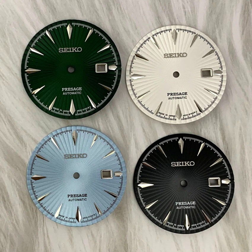 35 มม.นาฬิกา Dial True Nail Cocktail Dial Assembly 40 มม.สําหรับญี่ปุ่น NH35/NH36 การเคลื่อนไหวอัตโน