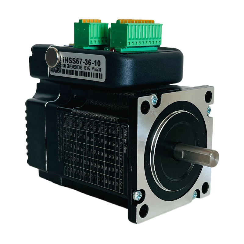 IHSS57-36-10 แหวนปิดแบบบูรณาการ Stepper Servo Driver Motor AGV Robot Control Motor