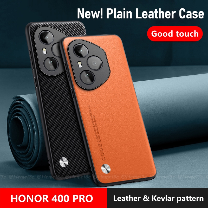 สําหรับ Honor 400 Pro 5G ปลอกหนังเคสโทรศัพท์แบบแข็ง