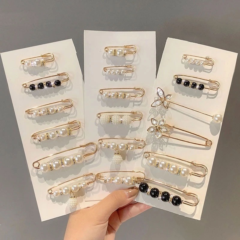 4ชิ้น/เซ็ตมุกเข็มกลัดเอวกระชับ เข็มหมุด