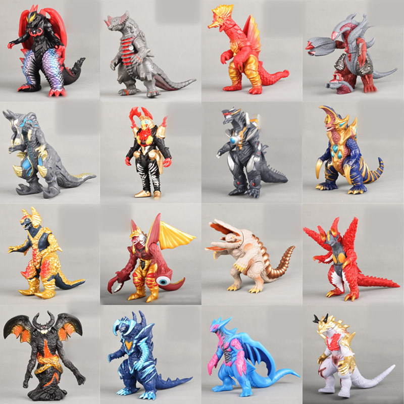 31 รูปแบบ Godzilla Vs Kong Alien Baltan Belial Judas Eternal Belludora Dimoger รุ่นอะนิเมะ Figurine Mechagodzilla ไดโนเสาร์ Action Figure ตุ๊กตาสะสมของเล่นเด็กของขวัญ