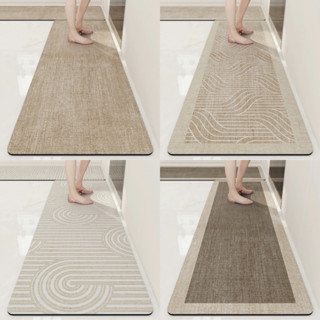 พรมห้องครัว วัสดุโคลนไดอะตอม แผ่นรองครัวกันลื่นดูดซับสีทึบคุ…