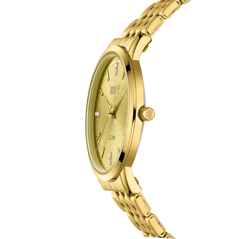 KKY Gold นาฬิกาสําหรับชายกันน้ําแฟชั่นหรูหราผู้ชายs นาฬิกาสแตนเลสนาฬิกา Relo