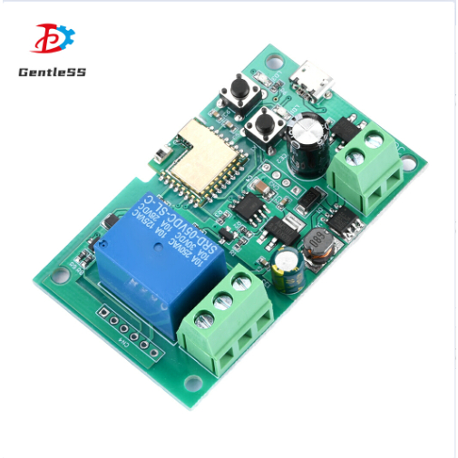 EWeLink USB5V/DC7-32V 1-Way WiFi รีโมทคอนโทรลรีเลย์สวิทช์โมดูล Micro USB อินเทอร์เฟซ