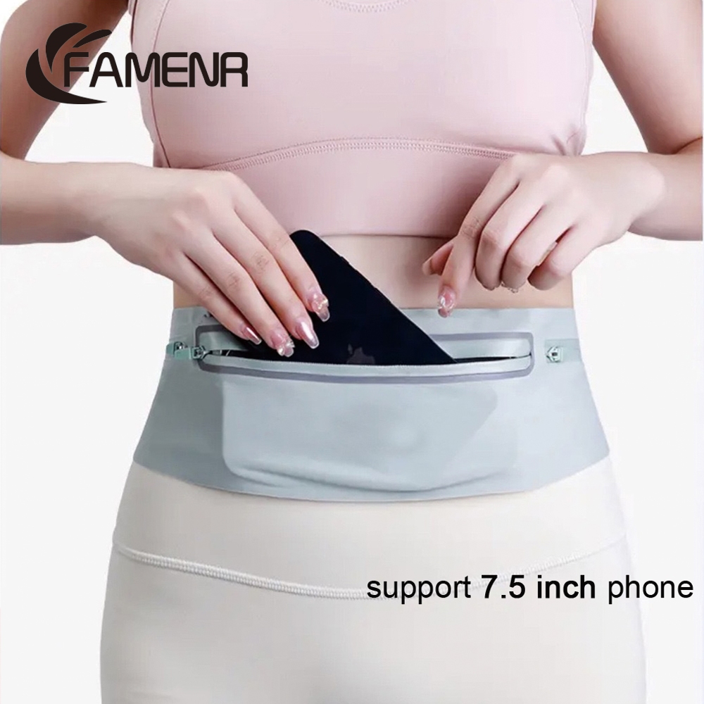 Famenr【พร้อมส่ง】กระเป๋าออกกำลังกาย กระเป๋าคาดเอว แบบเหมาะสำหรับการเล่นกีฬา