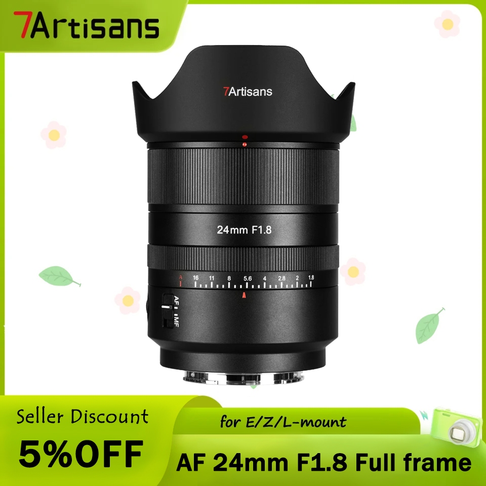 7Artisans AF 24mm f1.8 เลนส์โฟกัสอัตโนมัติแบบเต็มเฟรมสําหรับกล้อง Sony E mount