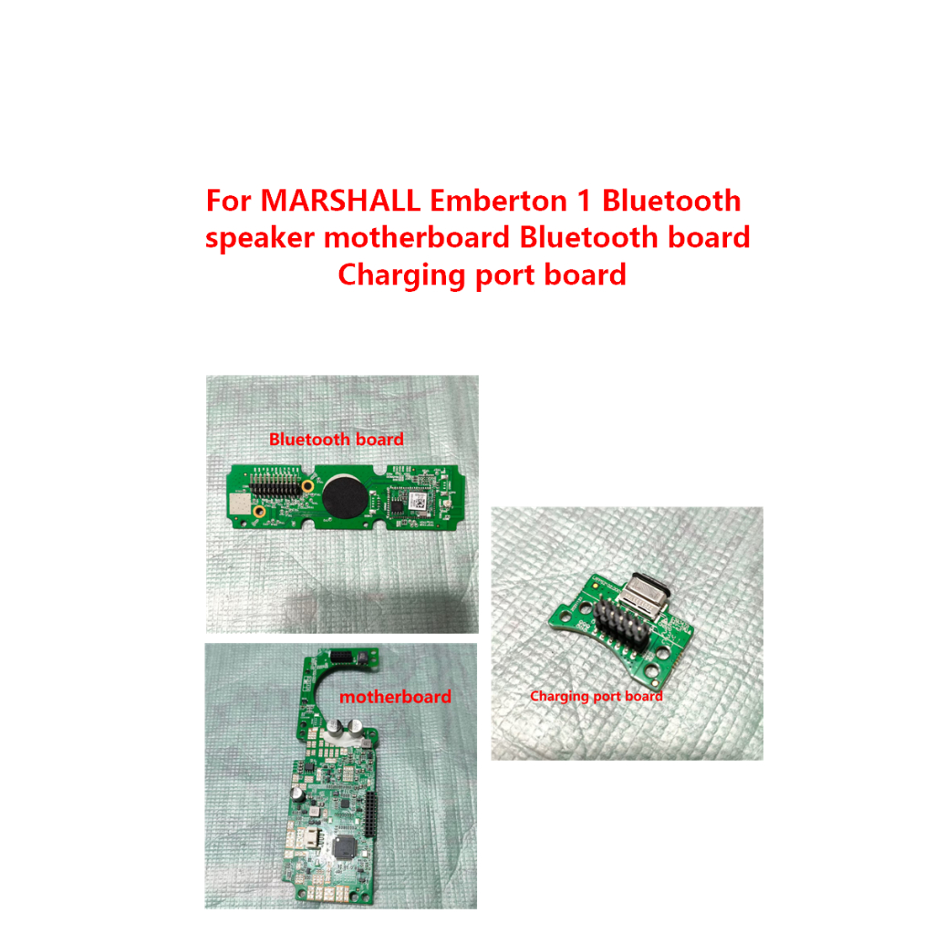 อะไหล่ PCB ดั้งเดิมสําหรับ MARSHALL Emberton 1 ลําโพงบลูทูธเมนบอร์ดบอร์ดบลูทูธพอร์ตชาร์จอะไหล่ซ่อม