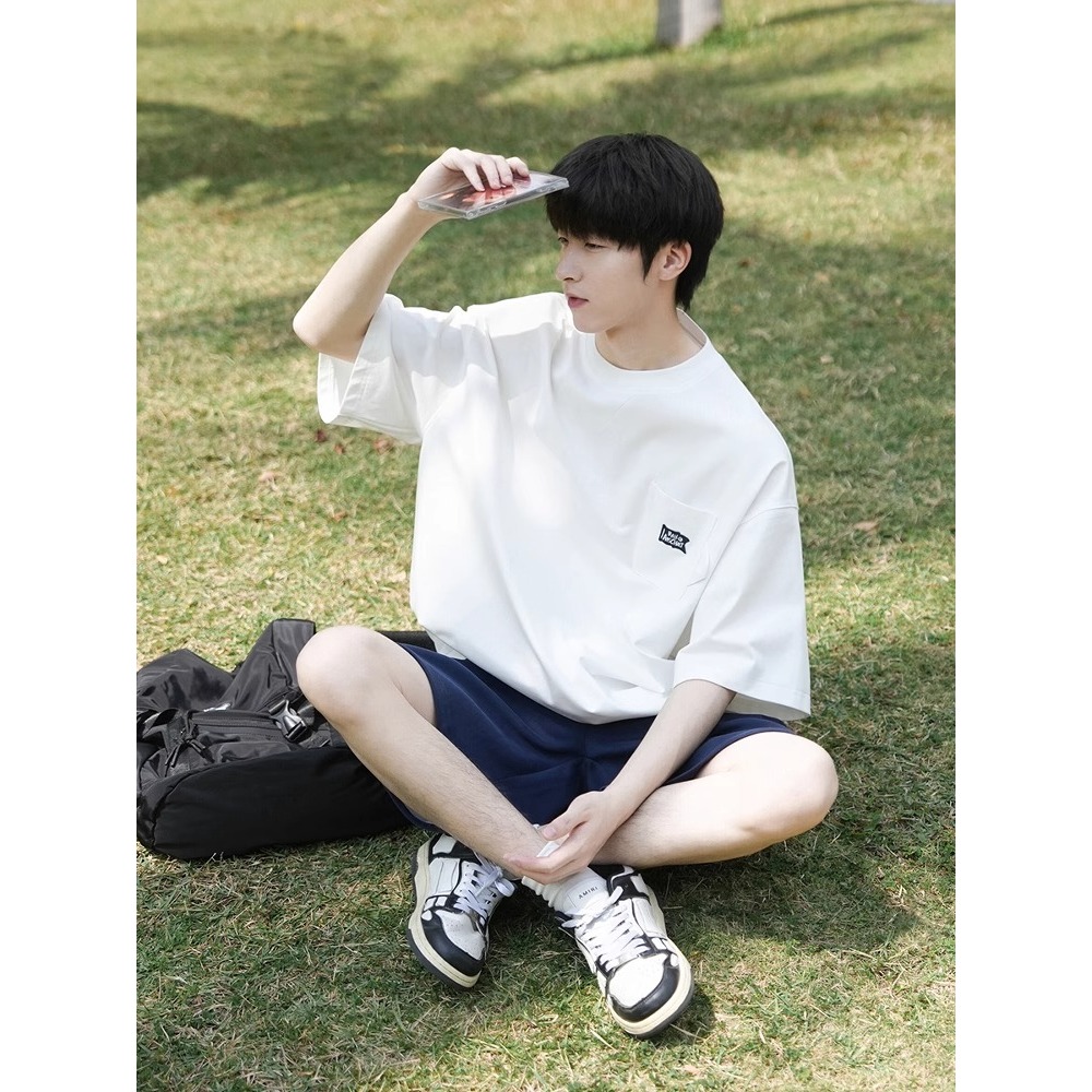 ARTSMAN เสื้อยืดแขนสั้นสำหรับผู้ชาย ซัมเมอร์ ระบายอากาศได้ดีและป้องกันแบคทีเรีย - รูปที่ 2