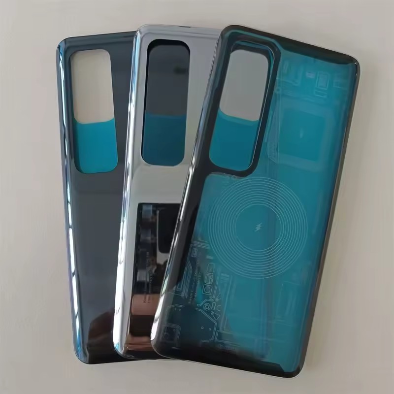 สําหรับ Xiaomi Mi 10 Ultra M2007J1SC แบตเตอรี่ฝาหลังแผงกระจกด้านหลังประตูสําหรับ Xiaomi Mi10 Ultra แ