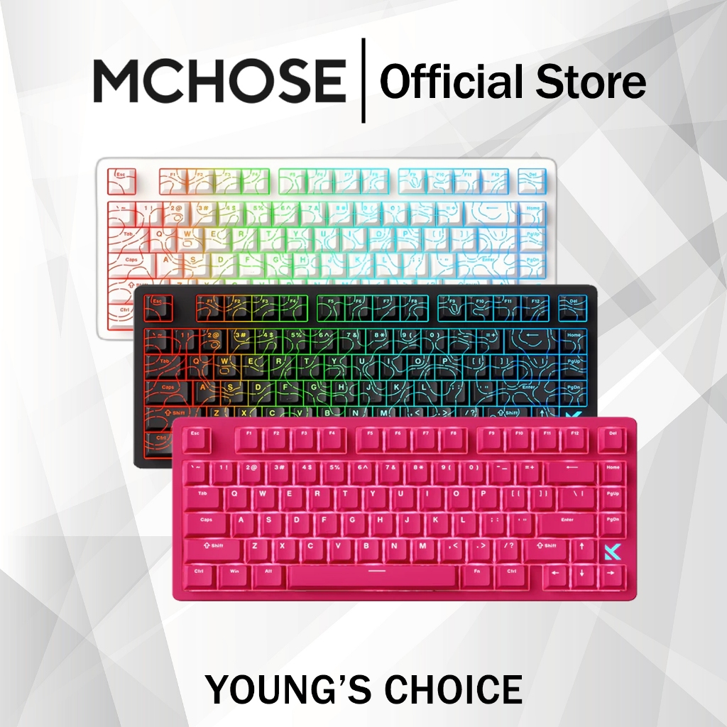 MCHOSE Jet 75 Hall Effect Magnetic Switch Gaming Keyboard Rapid Trigger แป้นพิมพ์เกมสวิตช์แม่เหล็ก 0