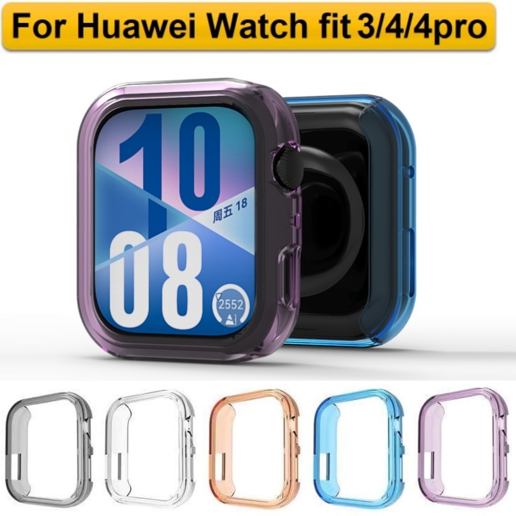 Case For Huawei Watch Fit 4 เคส Soft Frame เคส Huawei Watch Fit 4 pro Case Shockproof Cover For Huaw