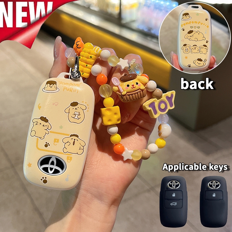 Toyota Vios 2023 Yaris Ativ Avanza Yaris / Corolla / Levin / Highlander Veloz Wigo Raize ใหม่ Keyless Remote ปลอกกุญแจรถ key curve