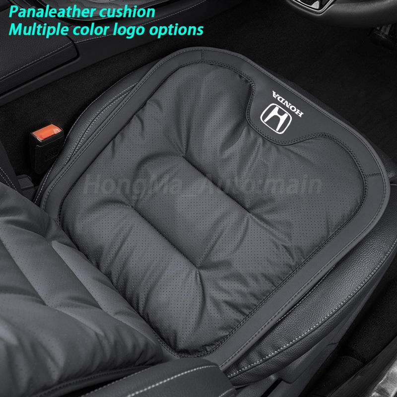 Honda Car High end Pana เบาะหนัง all season universal anti seat cushion เหมาะสําหรับรถทุกรุ่น City Civci Fit Jazz HRV BRV CRV Brio Accord Lead mobiio