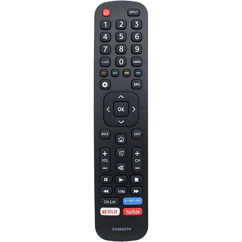 EN2BS27H รีโมทคอนโทรลสําหรับ Hisense TV 50R5 55R5 58R5 65R5 65Q8 50S8 43R6 50R6 55R6 65R6 32S4 40S4 