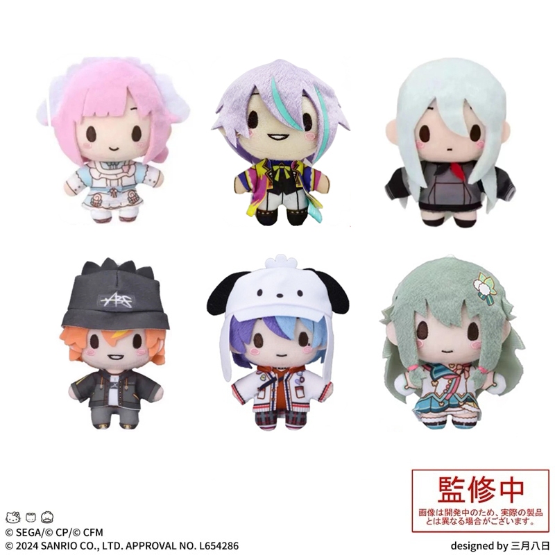 SEGA Project Sekai สีสันเวที Sanrio ตัวอักษร Miku Fluffy Mascot WXS Niigo Leoni VBS MMJ Fuwapuchi Nu