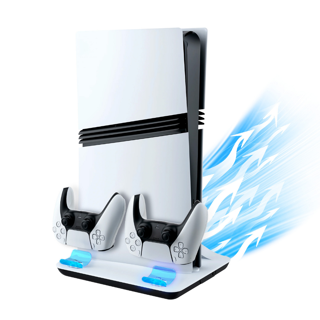 DOBE Mltifunctional Cooling Stand พร้อมการชาร์จสําหรับ PS5 Pro/PS5 Slim/PS5