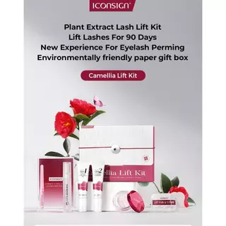 ICONSIGN Eyelash Eyebrow Lift Plant Extract Lash Lift Kit Camellia Lift Kit สําหรับขนตาดัด 90 วันปลอดภัยสําหรับผิวแพ้ง่าย