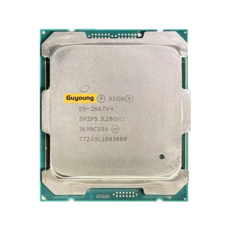 YZX Xeon E5 2667 V4 E5-2667V4 E5-2667 V4 E5 2667V4 โปรเซสเซอร์ CPU 3.20GHz 8-Cores 25M LGA2011-3
