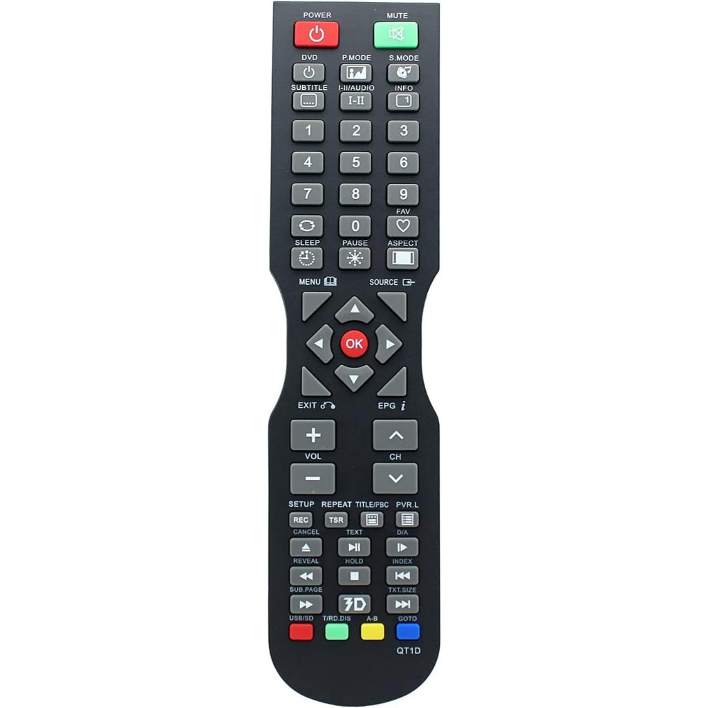 QT1D รีโมทคอนโทรลสําหรับ Soniq HD TV E23Z13A-AU E23Z15A-AU E24Z15B-AU E32V15B-AU E32V15D-AU E32V17B-