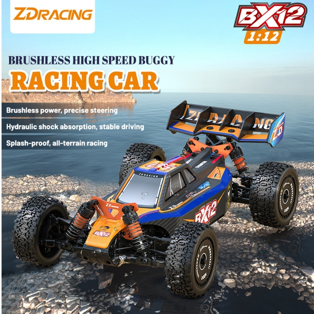 ZD Racing RC รถ Racing BX-12 1/12 Brushless 2.4GHz 70 กม./ชม.ความเร็วสูงรถแข่ง/ ZD Racing MT16 RC รถบรรทุกมอนสเตอร์Brushless 3S 80 กม./ชม.2.4G 4WD 1/16 RC รถ