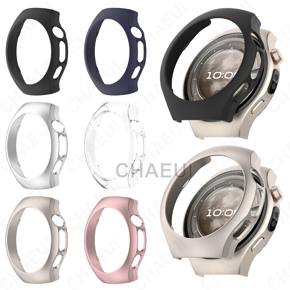 ป้องกันหน้าจอ พีซี กรณีครึ่งปกกรอบอุปกรณ์เสริมสําหรับ Huawei Watch 5 46mm 42mm