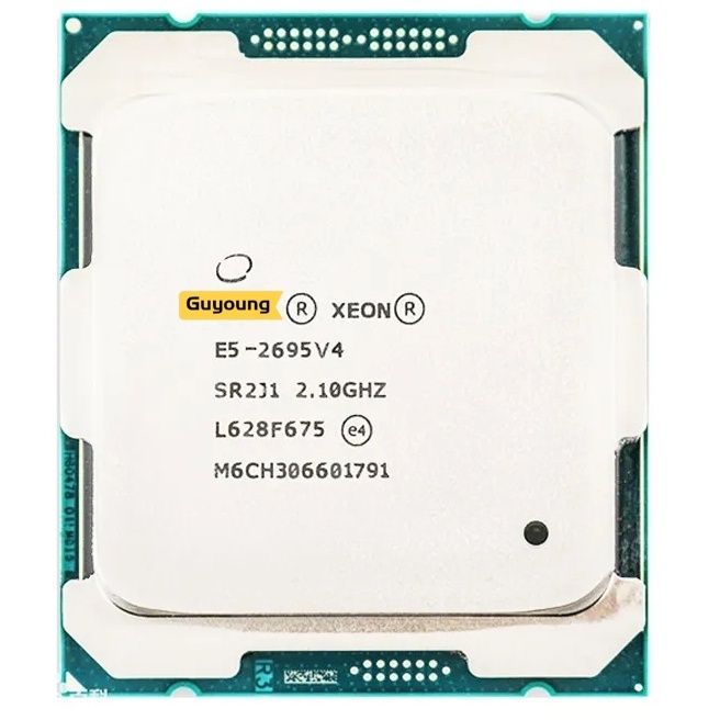 YZX Xeon E5 2695 V4 E5 2695V4 E5-2695V4 E5-2695 V4 โปรเซสเซอร์ 2.1GHz 45M 18-Core 120W 14nm LGA 2011
