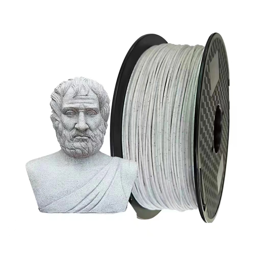 3d เครื่องพิมพ์เส้นใยหินอ่อน PETG 1.75 มม. 1 กก. 3d เครื่องพิมพ์เส้นใย