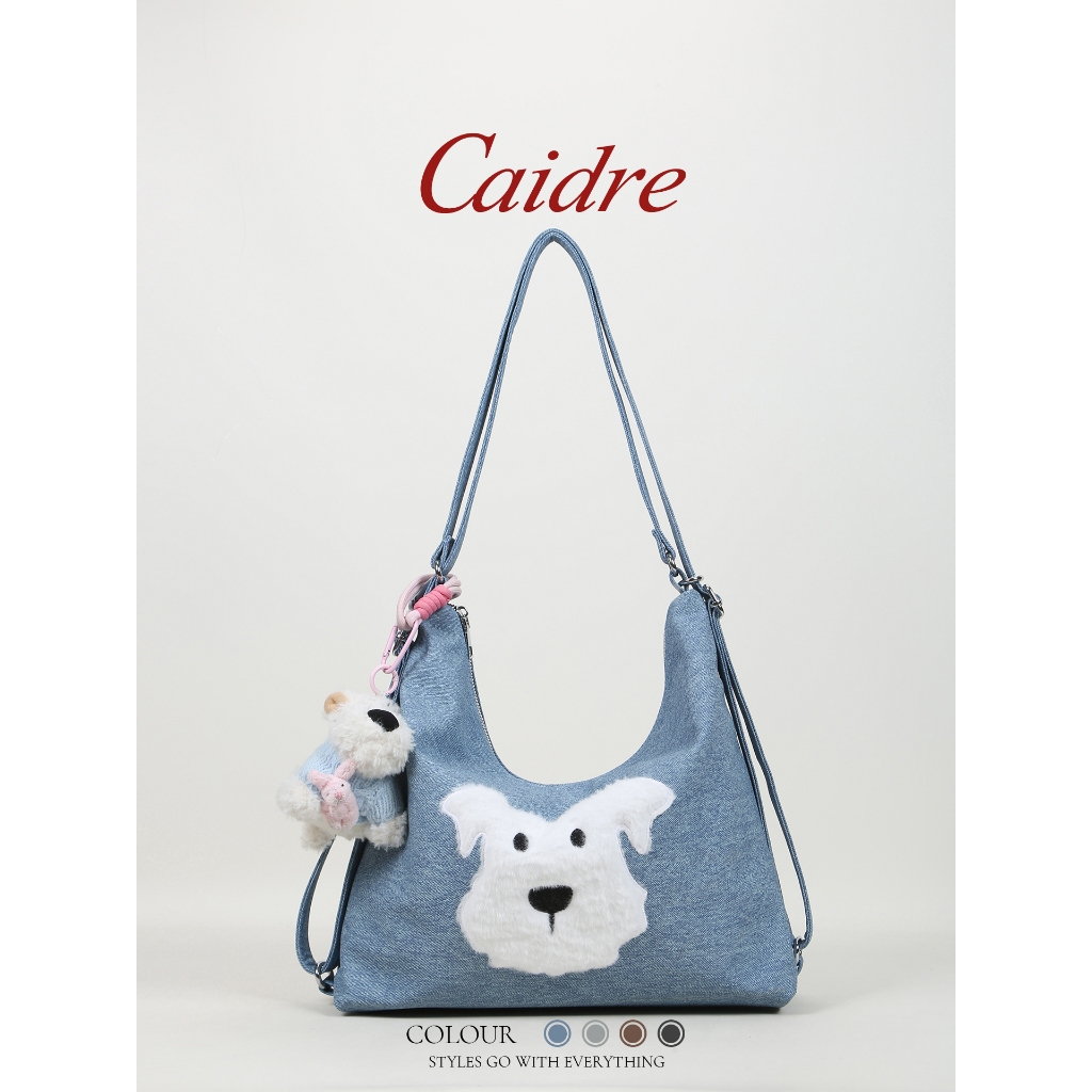 Caidre Tote Bag Womens Shoulder Crossbody Canvas Bag Commuter Backpack