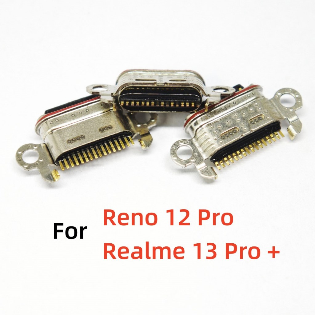 1-5Pcs สําหรับ OPPO Reno 12 Pro/Realme 13 Pro + Type-C USB ชาร์จพอร์ต Dock Socket Plug Charger Connector 12Pro 13Pro +
