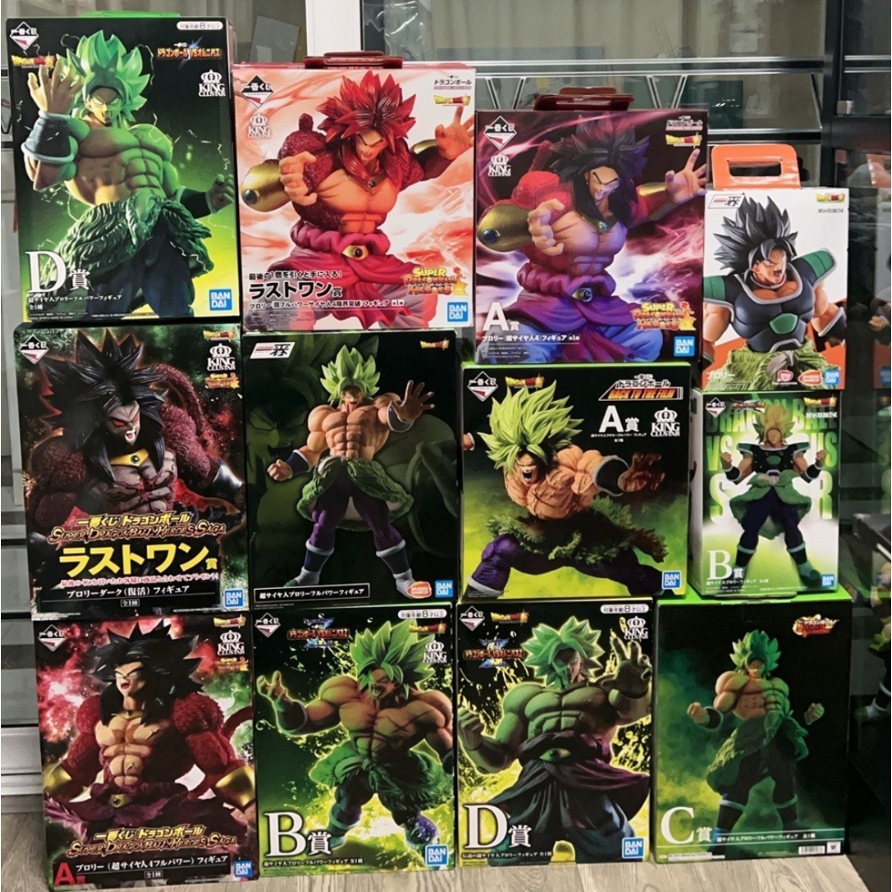 ของแท้ Bandai Dragon Ball Ichiban Reward Back to the Theater ภารกิจที่สาม Super Saiyan4 Broly Figure