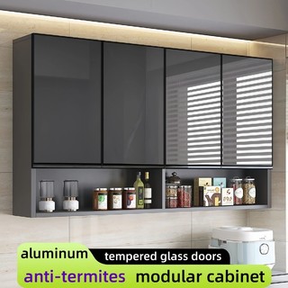 Aluminum Kitchen Cabinet hanging cabinet for kitchen wall mounted modular dish/pantry cabinet