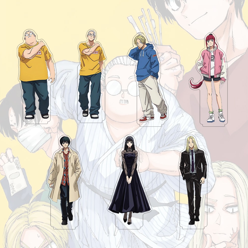 แผ่นขาตั้งอะคริลิค ซากาโมโตะ วันการ์ตูนอะนิเมะยืนยี่ห้อเดสก์ท็อปตกแต่งเครื่องประดับ