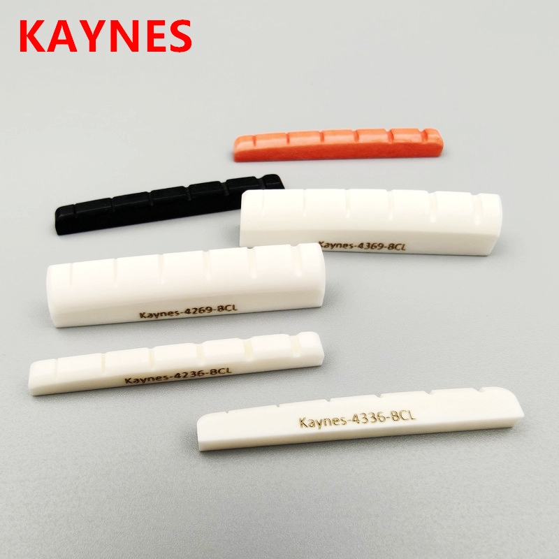 KAYNES 1 ชิ้น Bone Nut สําหรับ ST TL SG LP กีตาร์ไฟฟ้า 42 มม./43 มม.