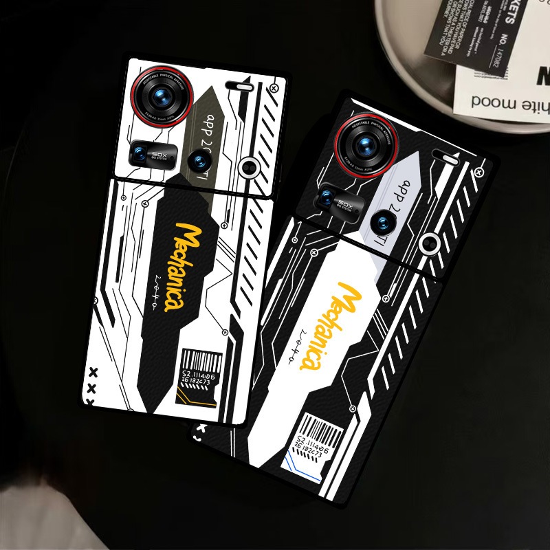 สําหรับ Nubia Z70 Ultra สําหรับ Nubia Z60Ultra Z50 Ultra มังสวิรัติหนัง Hard ปกหลังสําหรับ Nubia Z50