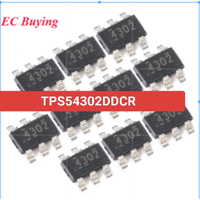 10 ชิ้น/5 ชิ้น TPS54302DDCR 4302 SOT23-6 TPS54302DDCT TPS54302DDC TPS54302 SOT-23-6 Synchronous Step-down Buck Converter ชิป IC