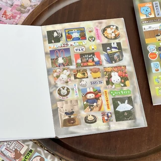 สติกเกอร์แผ่นตัดลายข้อความสไตล์ย้อนยุค วัสดุ DIY ตกแต่งสมุด เคสโทรศัพท์และแก้วน้ำ