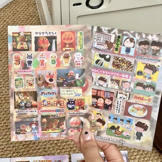สติกเกอร์แผ่นตัดลายข้อความสไตล์ย้อนยุค วัสดุ DIY ตกแต่งสมุด เคสโทรศัพท์และแก้วน้ำ
