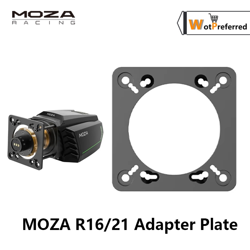 MOZA Multi-function Stalks Adapter Plate Design to fit earlier MOZA R16/21 ฐานล้อที่ขาดรูติดตั้งด้าน