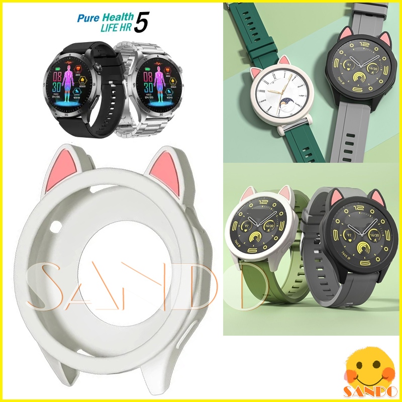 Health HR5 smartwatch PHLife HR5 การ์ตูนซิลิโคนนาฬิกาป้องกันกรณี Pure Health PH Life HR5 ฝาครอบ เคส 