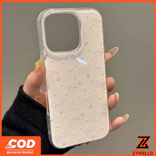 สําหรับ OPPO Reno 16F Reno 15F Reno 14F Reno13 F Reno13 Reno12 F Pro Reno10Pro Reno8T Reno8Z Reno7Z Reno6Z Reno8 Reno5 Reno4 ง่ายและสวยงาม star bow กันกระแทกโทรศัพท์มือถือ TPU