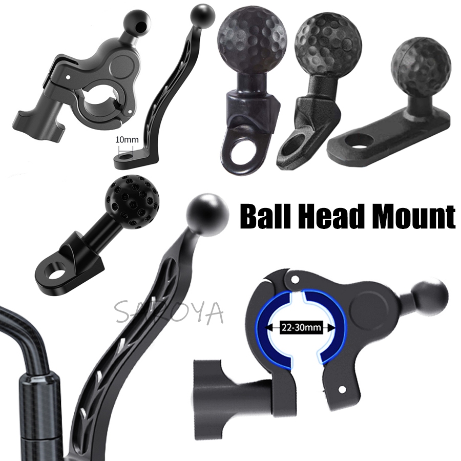 ที่วางโทรศัพท์มอเตอร์ไซค์ Mount Strong Clamp Mirror Adaptor Secure Clamp Handlebar Mount Robust Phon