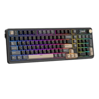 Royal Kludge RK S98 Phantom 98 Key Tri-Mode RGB แบบมีสายบลูทูธ 2.4G ไร ้ สาย 3 โหมดหน ้ าจอ TFT